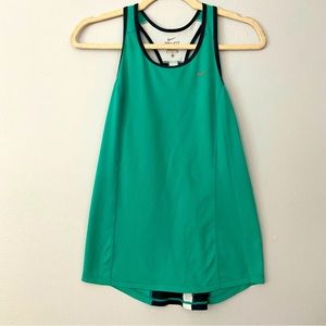 Nike Dri-Fit Green Racerback Tank Top